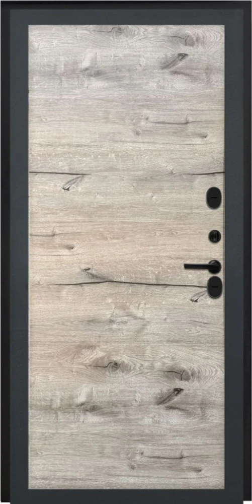 Входная дверь ДвериПРО Термо медный антик Без фрезеровки Дуб пацифик горизонт DPRO222685 внутренняя сторона