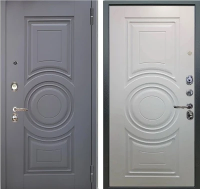 Дверь Аргус ЛЮКС 3К Могадиш-силк-флай  Антик серебро